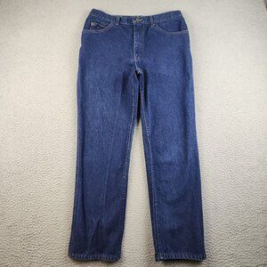 Vintage Lee Riders Jeans Men's 36x30 Dark Wash 80s Union Made Straight Leg
